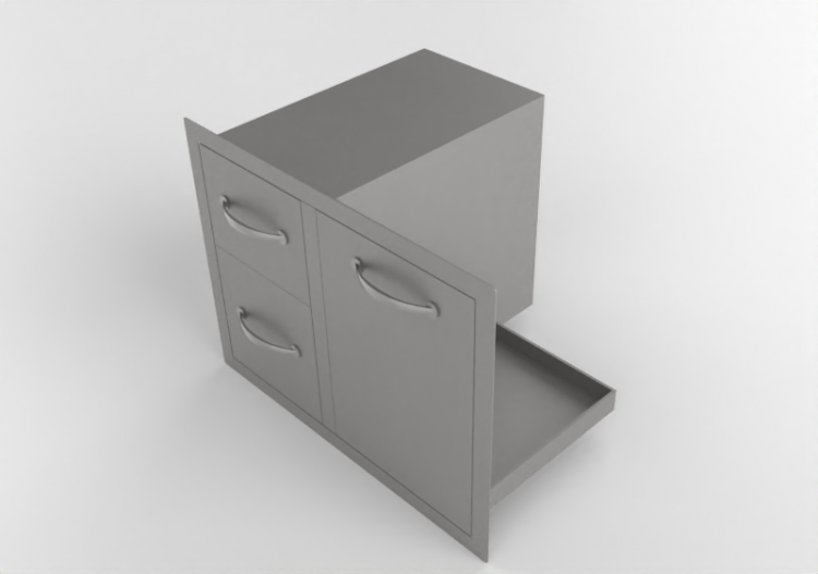 Mobili 3D - Cassetto in metallo - Sunstone - A LPCDD30 -...