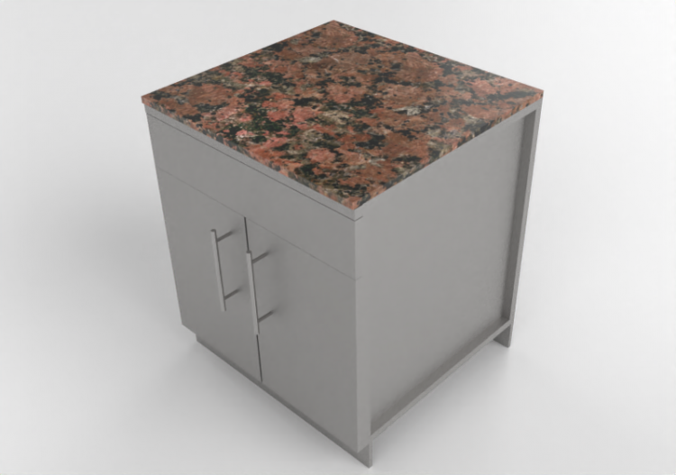 3D Furniture - Modular kitchen cabinet - Sunstone -...
