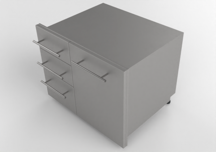 3D Furniture - Metal drawer - Sunstone - DE LPCTD30 - ACCA...