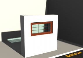 3D Tür/Fenster - V [R] 1DF