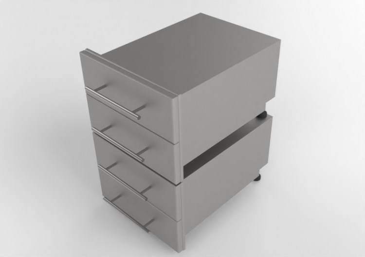 Muebles 3D - Cajón de metal - Sunstone - DE DD13 Combo -...