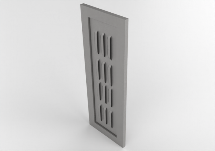 3D Accessories - Metal ventilated panel - Sunstone - BA...