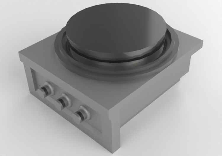 3D Electrical Appliances - Gas cooker - Sunstone - SUN24PCB...