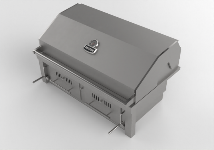 3D Electrical Appliances - Steel barbecue - Sunstone -...