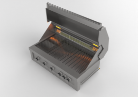 Elettrodomestici 3D - Barbecue in acciaio - Sunstone - RUBY5B