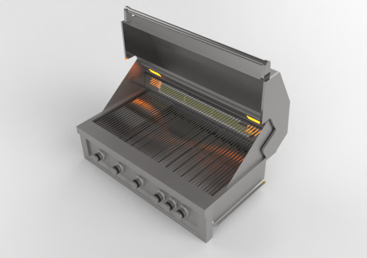 3D Electrical Appliances - Steel barbecue - Sunstone -...