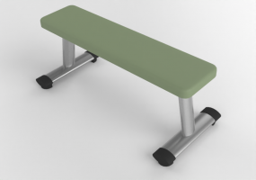Fitness 3D - Banc de musculation plat- Gym80 - 4005