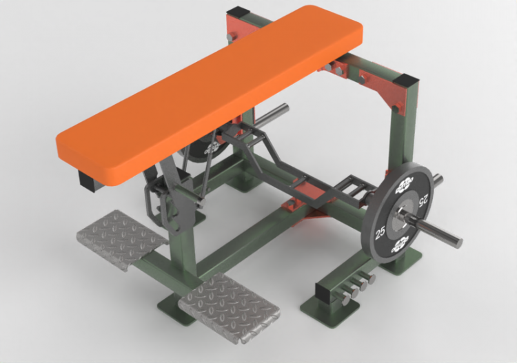 Fitness 3D - Rowing Bench - Gym80 - 80A00028 - ACCA...