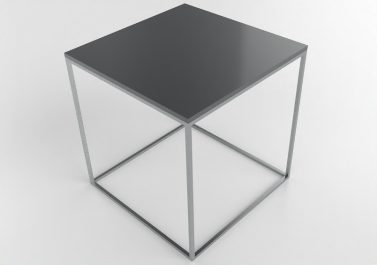 Tavoli 3D - Tavolo quadrato - Fritz Hansen - PK71 - ACCA...
