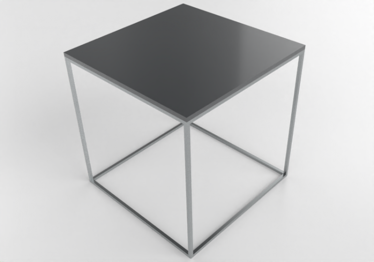 Tavoli 3D - Tavolo quadrato - Fritz Hansen - PK71 - ACCA...