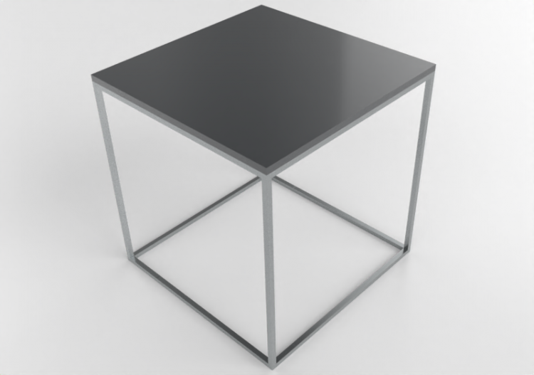 Tavoli 3D - Tavolo quadrato - Fritz Hansen - PK71 - ACCA...