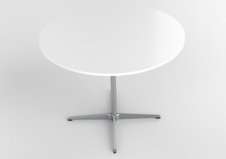 3D Tisch - Tisch rund - Fritz Hansen - Series -A623 - ACCA...