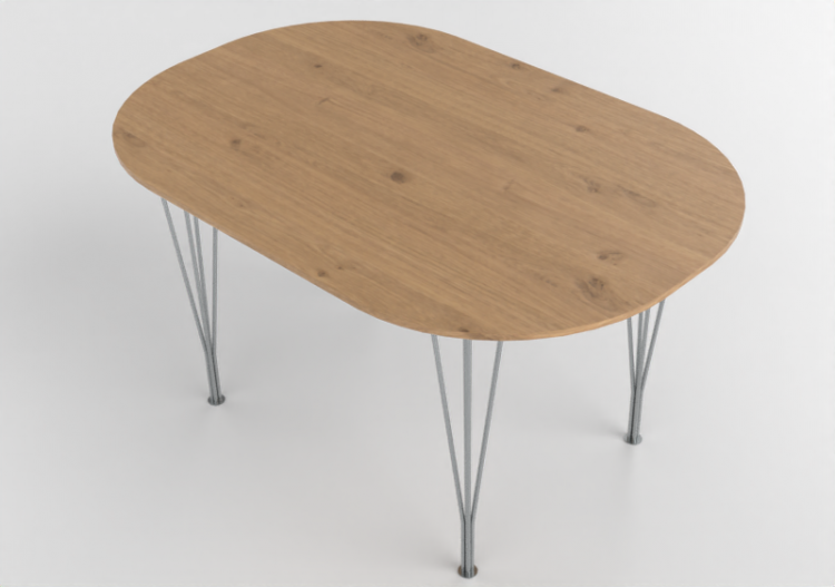 3D Tables - Rectangular Table - Fritz Hansen - Series -...