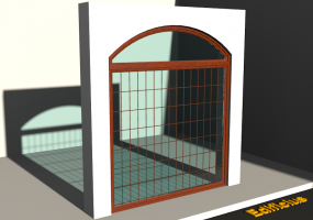 Esquadria 3D - VTLJ[AR] 1F + 1BAND