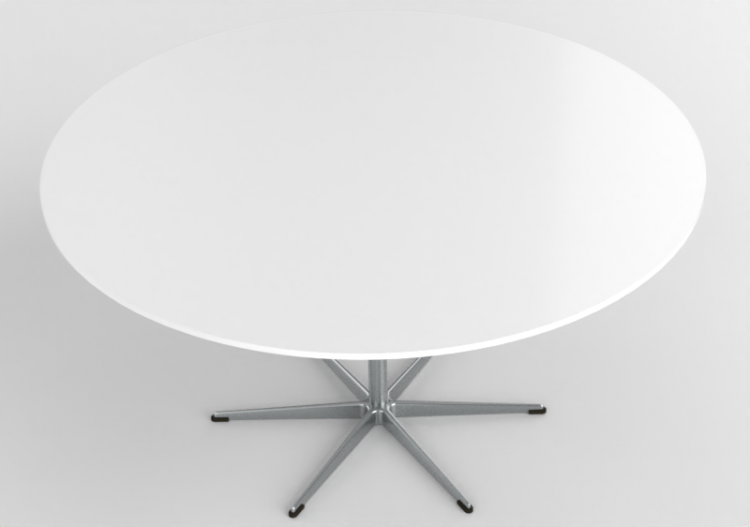 Tavoli 3D - Tavolo rotondo - Fritz Hansen - Series - A826 -...