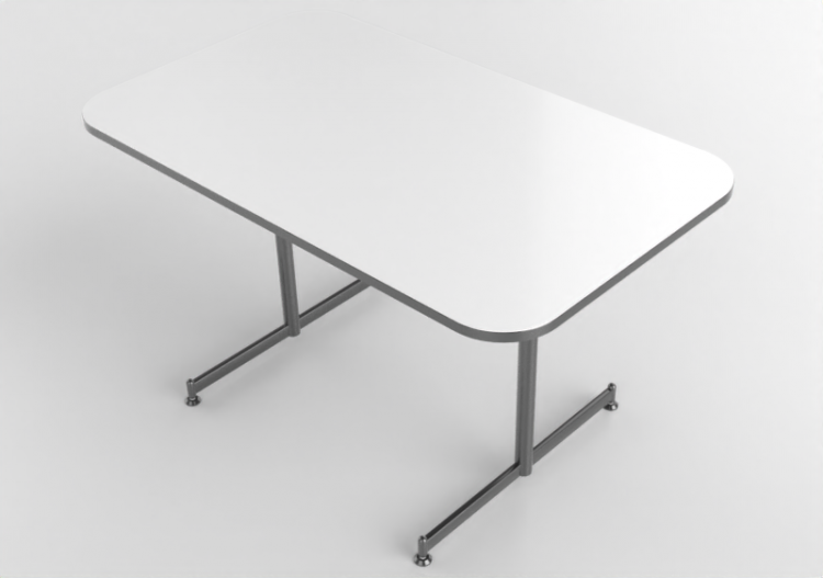 3D Tables - Rectangular Table - Fritz Hansen - Plenum -...