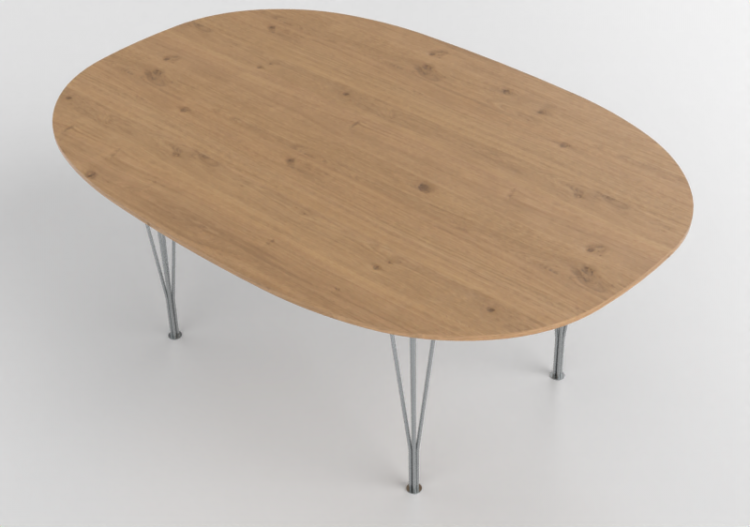 3D Tables - Rectangular Table - Fritz Hansen - Series -...