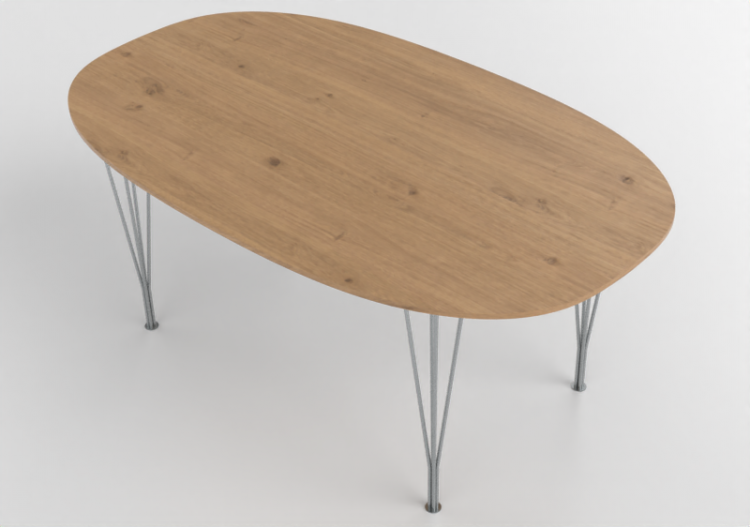 Tavoli 3D - Tavolo rettangolare - Fritz Hansen - Series -...
