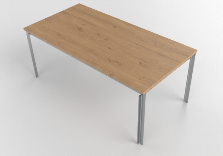 3D Tables - Rectangular Table - Fritz Hansen - PK55 - ACCA...