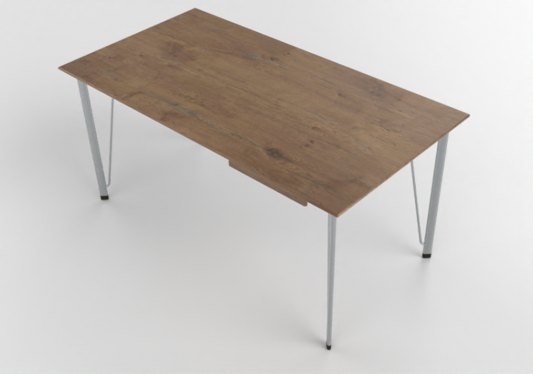 3D Tisch - Tisch rechteckig mit Schublade - Fritz Hansen -...