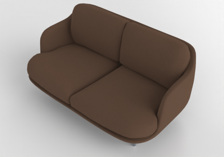 Divani 3D - Divano due posti - Fritz Hansen - Lune - JH200...