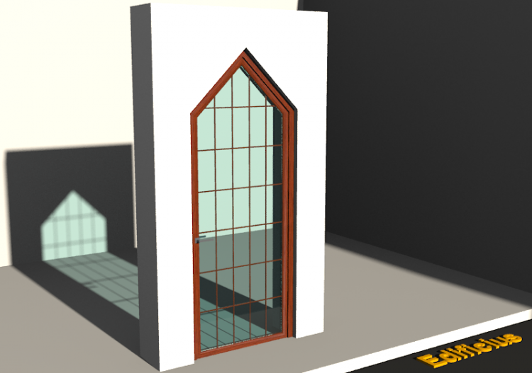 3D Tür/Fenster - SCHF[DT] 1DF - ACCA software