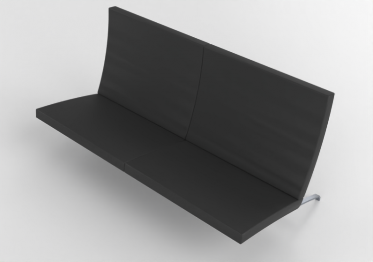 3D Sofa - Two seater sofa - Fritz Hansen - PK26 - ACCA...