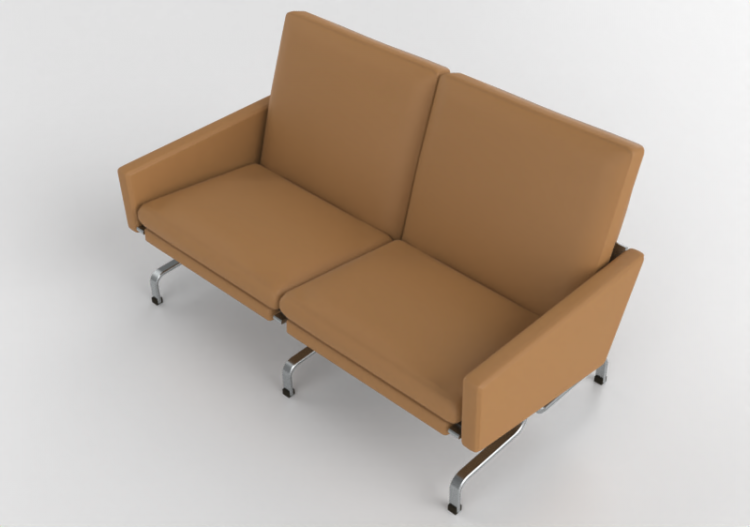 Divani 3D - Divano due posti - Fritz Hansen - PK31-2 - ACCA...