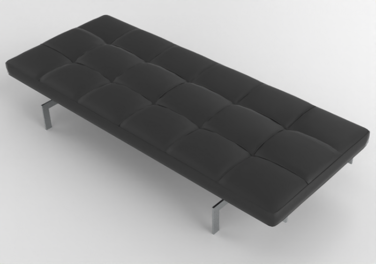 Poltronas y Sofás 3D - Sofá de tres plazas - Fritz Hansen -...
