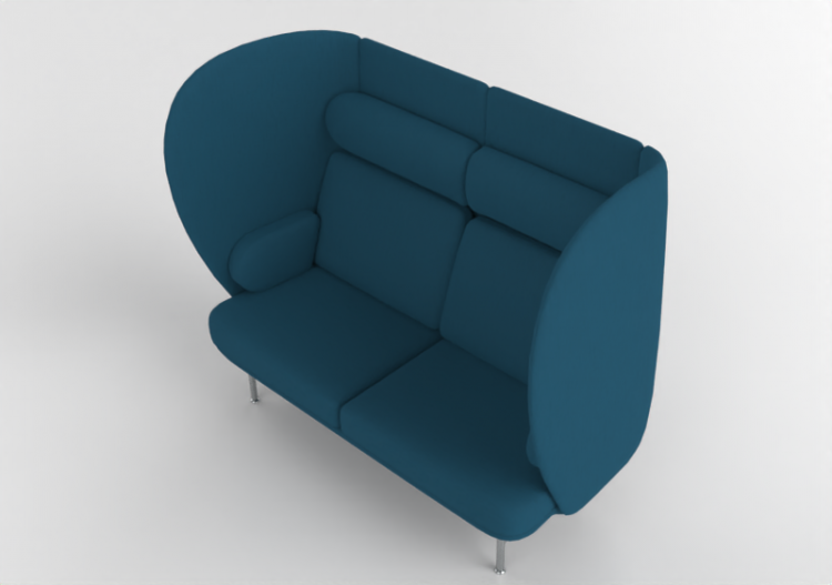 Poltronas y Sofás 3D - Sofá de tela - Fritz Hansen - Plenum...