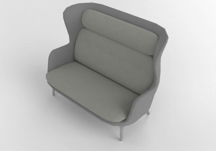 3D Sessel und Sofas - Soffsofa - Fritz Hansen - Ro -...