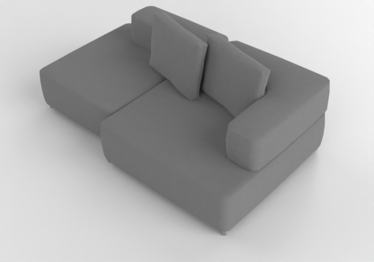 Poltronas y Sofás 3D - Sofá de tela - Fritz Hansen -...