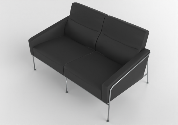 Divans 3D - Canapé deux places - Fritz Hansen - Series 3302...
