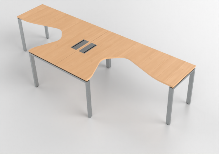 办公桌 - Wooden Desk - Modernform - Cosmos U - LDS3212F34 -...
