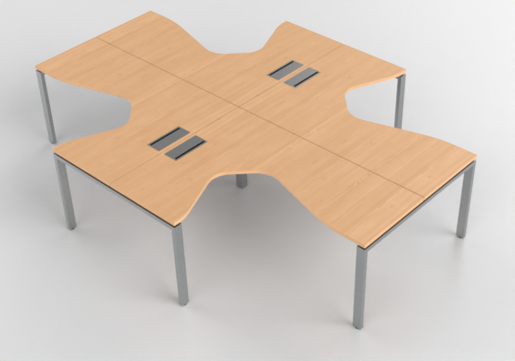 办公桌 - Wooden Desk - Modernform - Cosmos U - LDU3212F34 -...