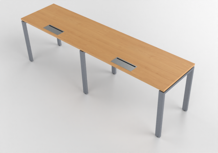 3D Desks - Wooden Desk - Modernform - Cosmos U - SD2460F34...