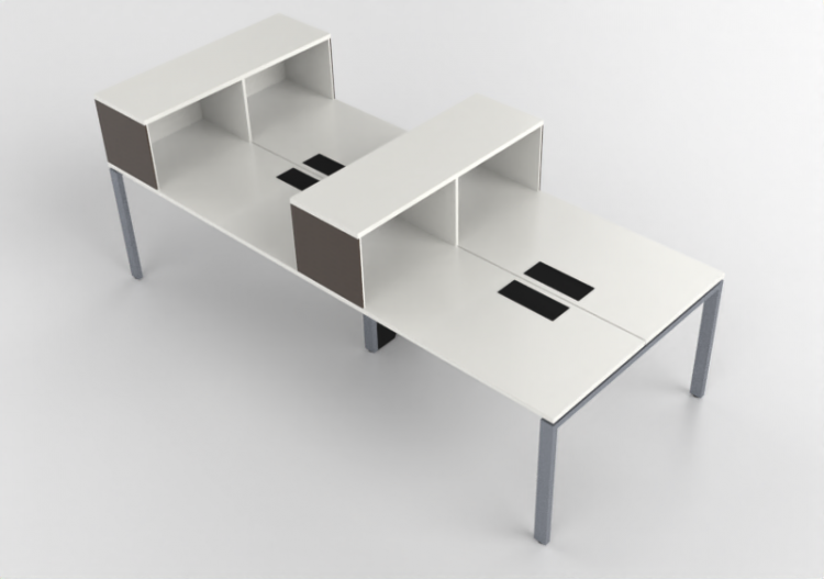 Escritorios 3D - Escritorio de madera - Modernform - Cosmos...