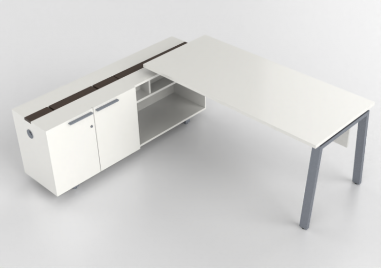 Bureaux 3D - Bureau en bois - Modernform - Cosmos Z -...