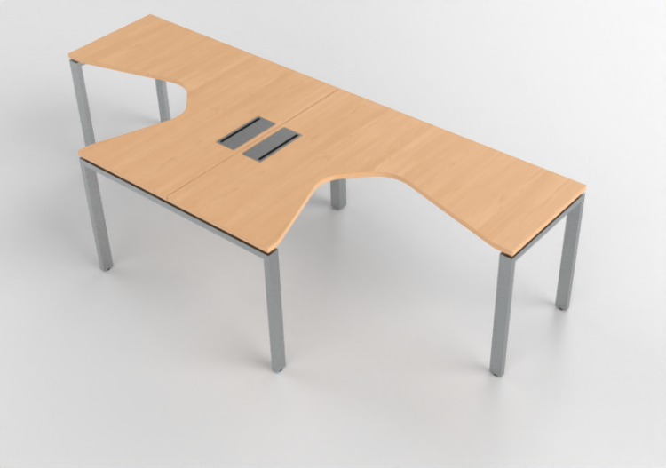 Scrivanie 3D - Scrivania in legno - Modernform - Cosmos U -...