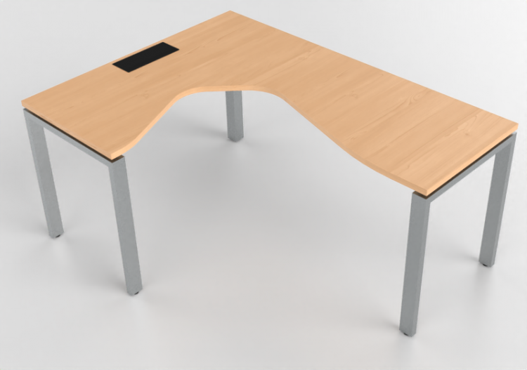 Bureaux 3D - Bureau en bois - Modernform - Cosmos U -...