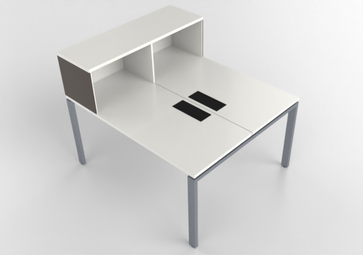 Bureaux 3D - Bureau en bois - Modernform - Cosmos U -...