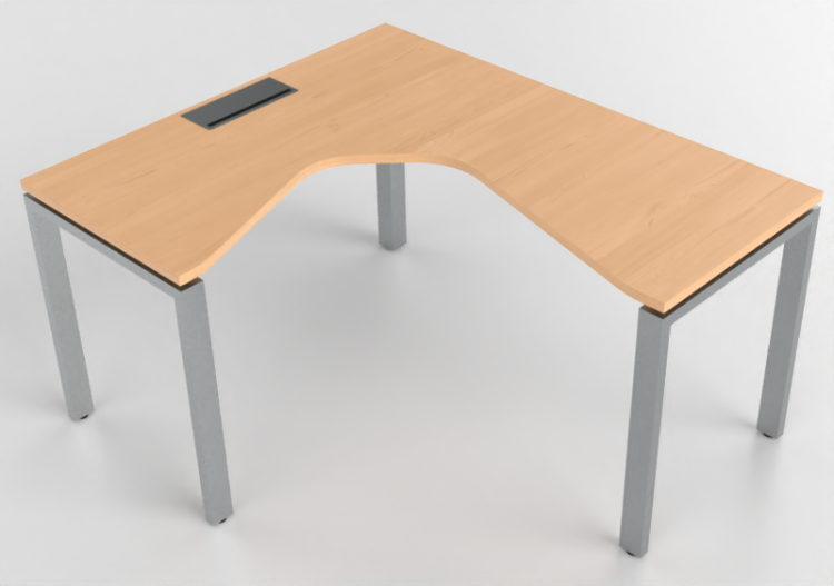 Scrivanie 3D - Scrivania in legno - Modernform - Cosmos U -...