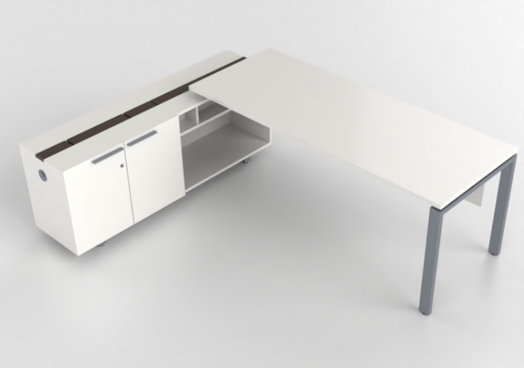 Bureaux 3D - Bureau en bois - Modernform - Cosmos U -...