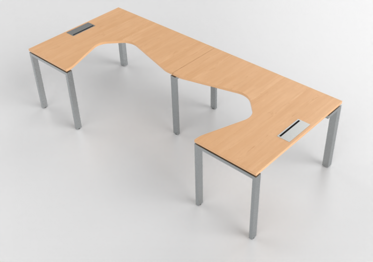 办公桌 - Wooden Desk - Modernform - Cosmos U - LDT2812F34 -...