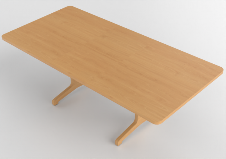 Mesas 3D - Mesa de madera - Nordic Care - Gustav 241 - ACCA...