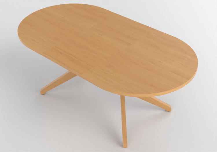 Mesas 3D - Mesa de madeira - Nordic Care - Gustav 245 -...