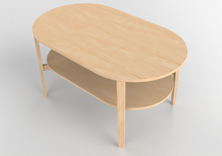 3D Tisch - Holztisch - Nordic Care - Maja 300 - ACCA...