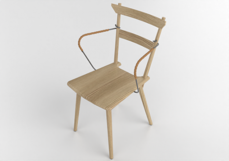 Sillas 3D - Silla de madera - Nordic Care - Alva 174 - ACCA...