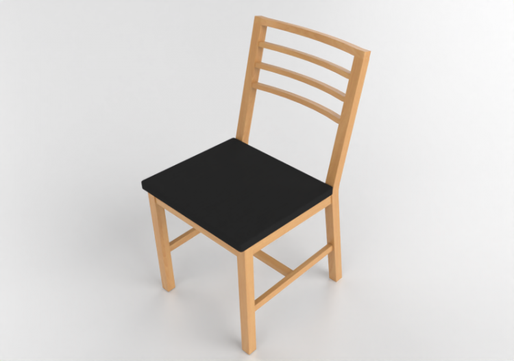 Cadeira 3D - Cadeira de madeira - Nordic Care - Woodstock...