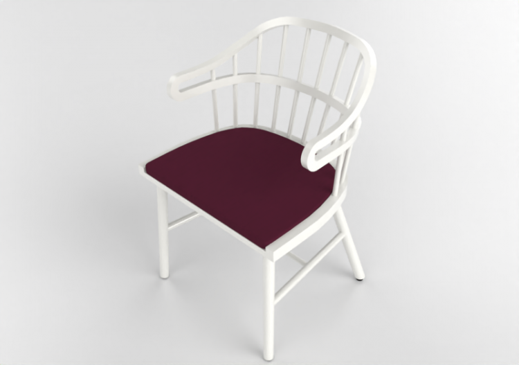 Sedie 3D - Sedia in legno laccato - Nordic Care - Curt 088...